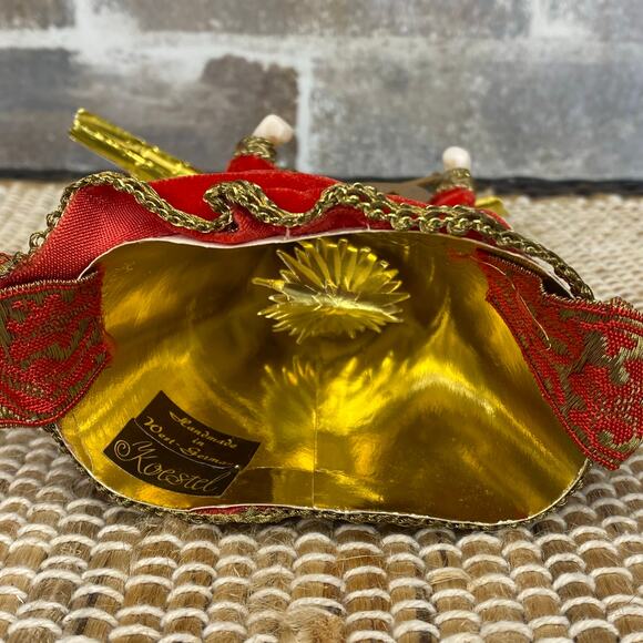 Vintage 1950s - 60s Koestel Wax Angel Christmas Tree Topper Handmade W Germany - Picture 12 of 16